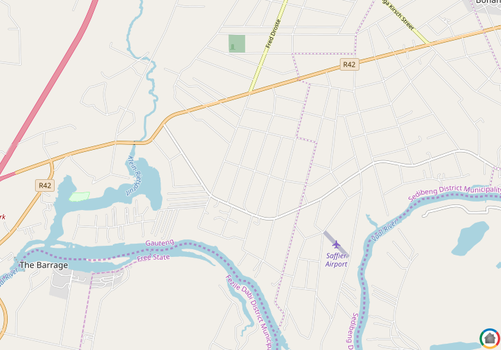 Map location of Vaalview AH